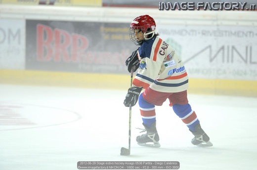 2012-06-29 Stage estivo hockey Asiago 0536 Partita - Diego Calabresi